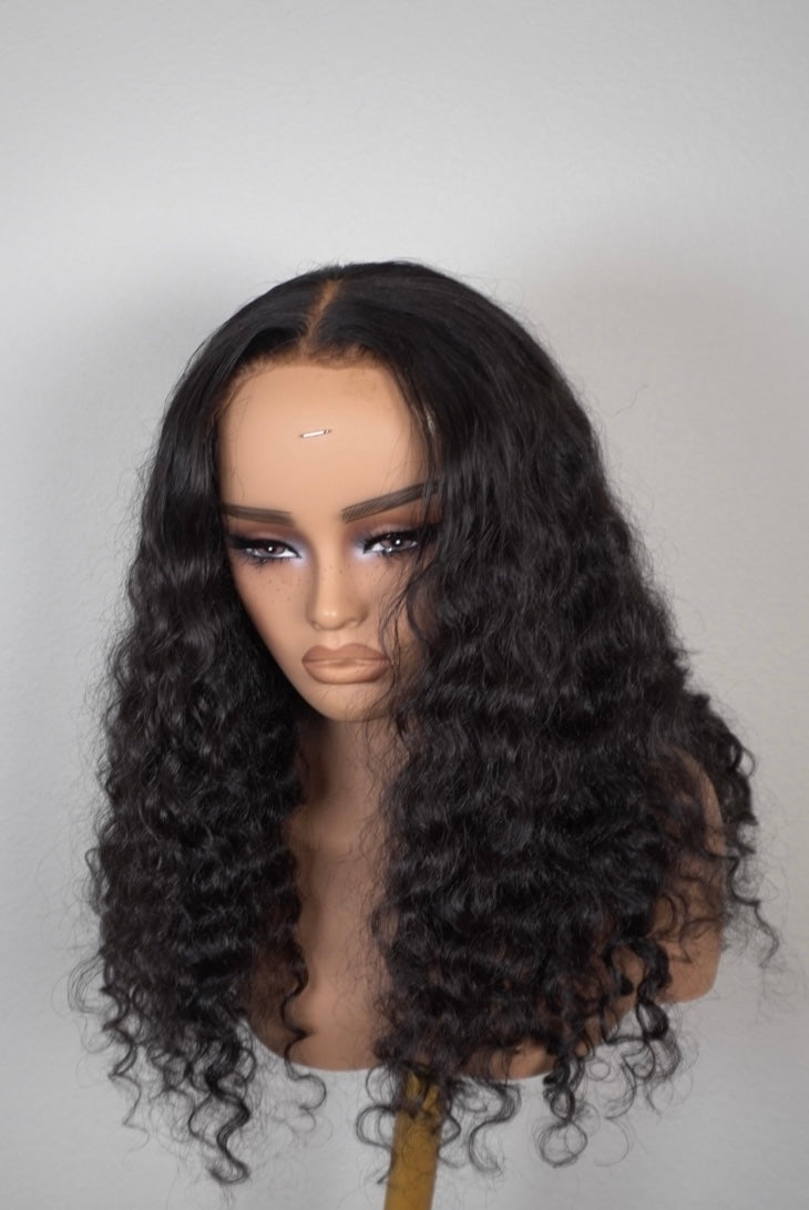 Custom Lace Closure Glueless Wig